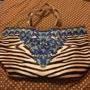 Stella and Dot Zebra Tote
